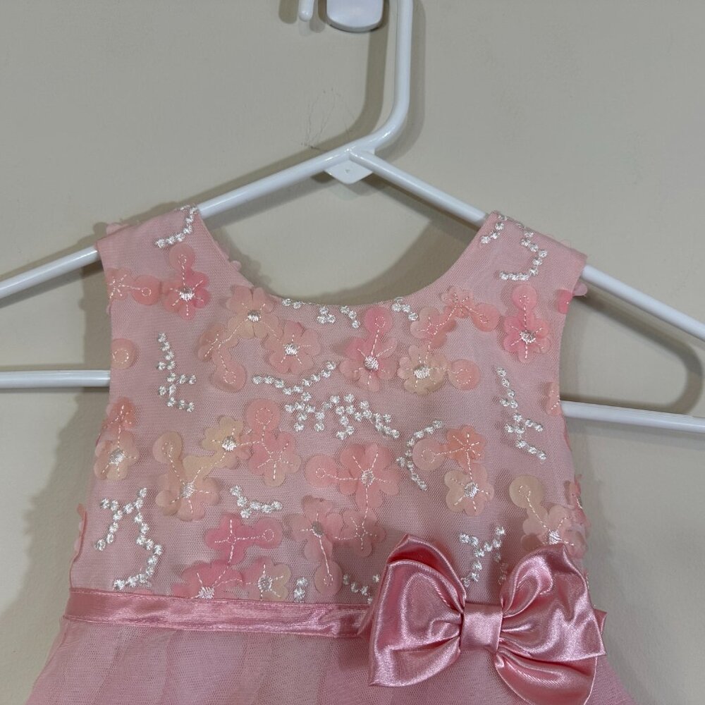 Jona Michelle Bow Dress Girls 3T - Picture 2 of 9